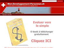 Tablet Screenshot of mon-developpement-personnel.ch